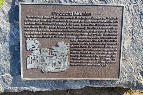 Goddard Mansion Plaque 