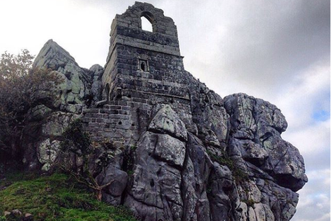 Roche Hermitage from below.