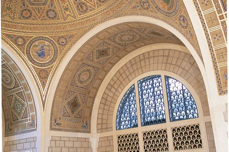The Great Hall at the National Academy of Sciences. 