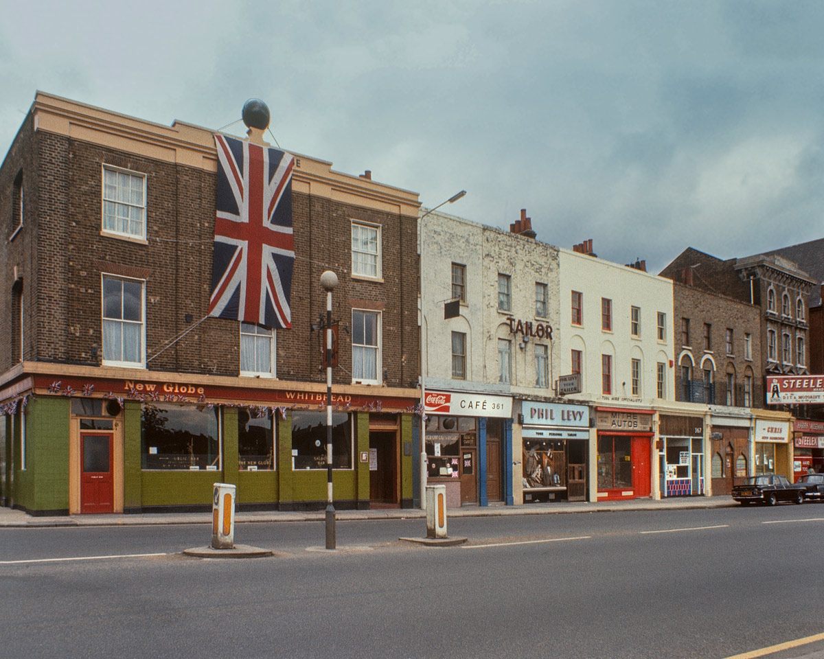 Mile End Road, 1977.