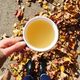 A cup of switchel for an autumn day.