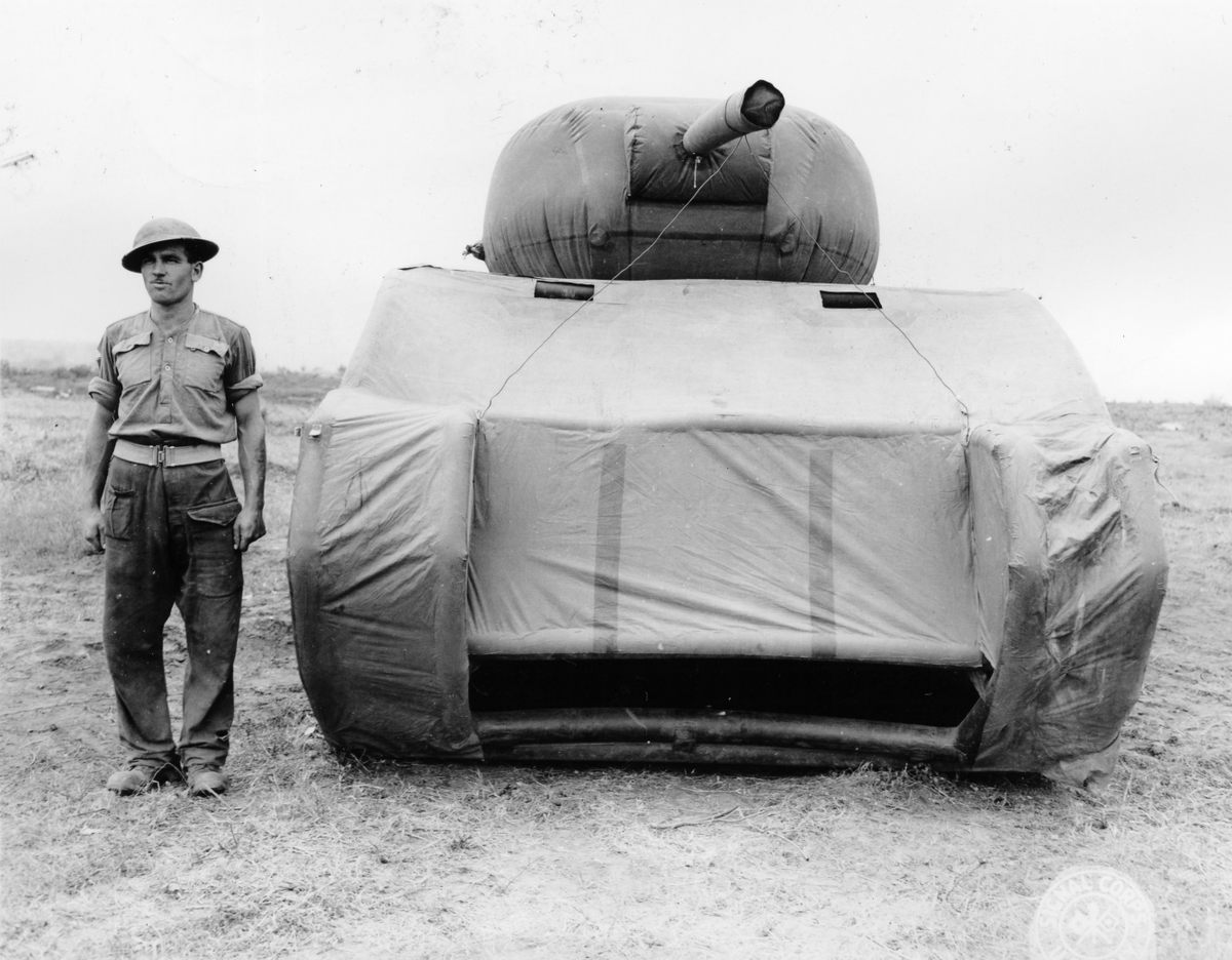 How American troops used inflatable tanks to fool the Nazis in