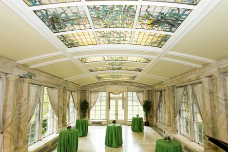 The marble aviary.