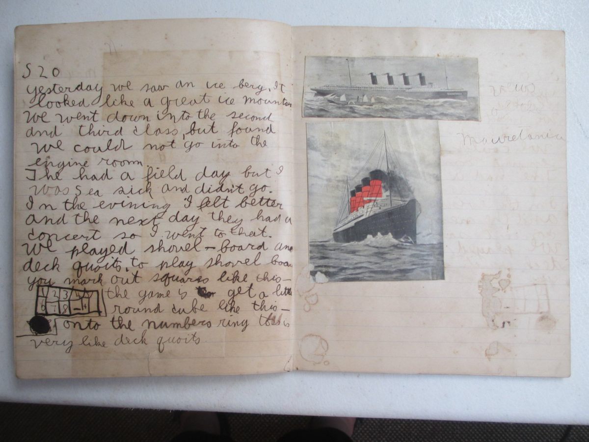 A page from Hemingway's notebook.