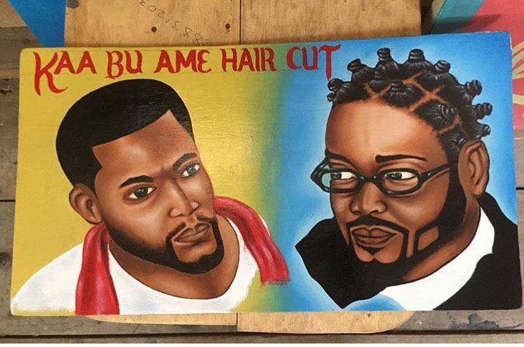 Celebrating Ghana's Amazing Handpainted Barbershop Signs - Atlas Obscura