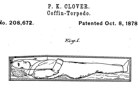 Patented coffin torpedoes, for all your grave-defending needs!