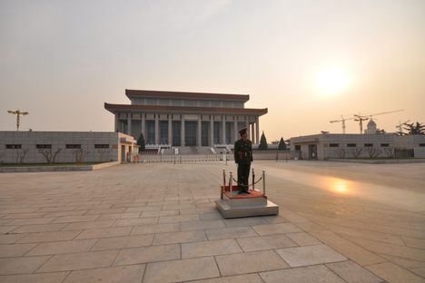 Mausoleum of Mao Zedong.