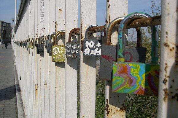 The locks are often decorated.