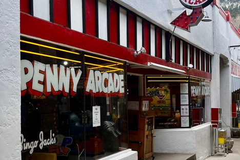The oldest part of the arcade 