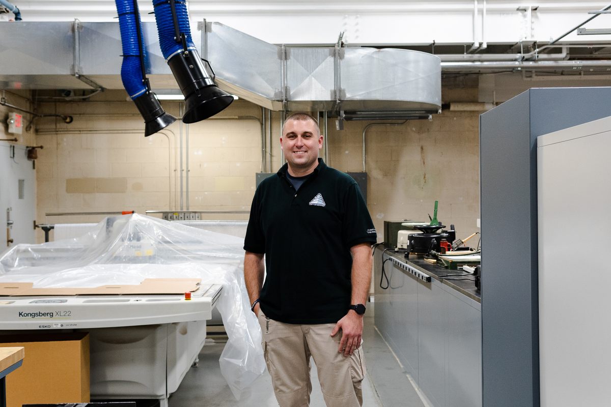 Equipment Specialist and Packaging Laboratory Manager Wesley Long subjects Meals, Ready-to-Eat (MREs) and their packaging to all manner of stress tests.