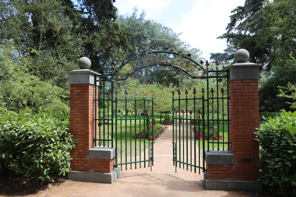 Entrance to the garden.