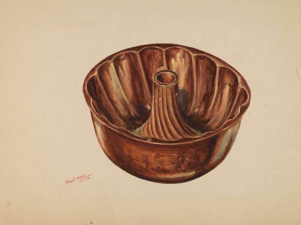 Cake pans like these were the ancestors of Bundts.