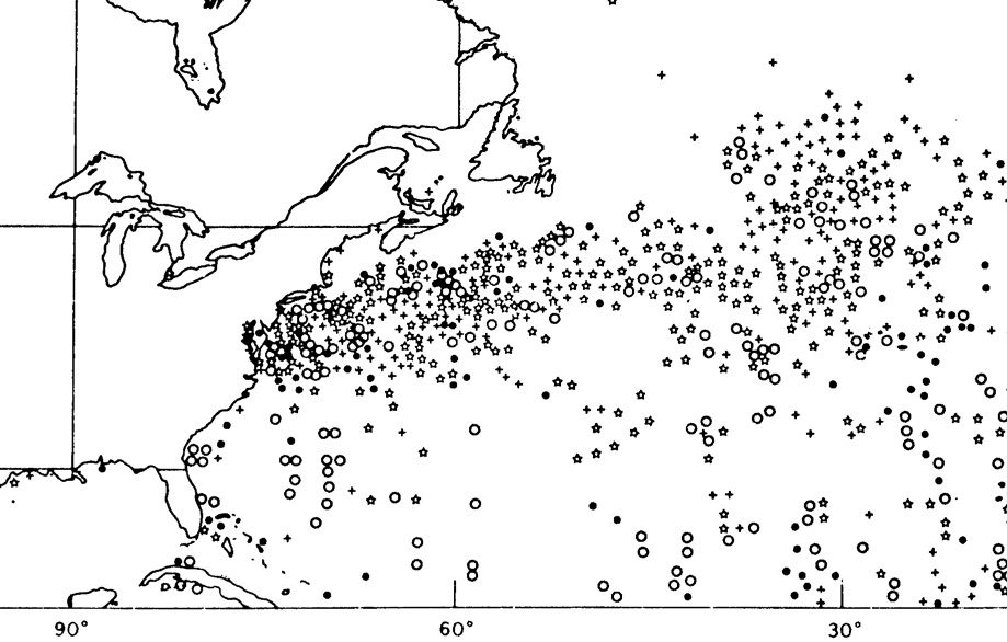 Reports of bioluminescence from the past, collected in 1966.