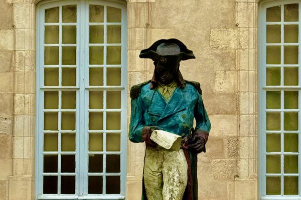 Toussaint Louverture statue in La Rochelle, France