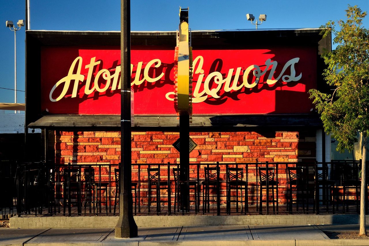 Atomic Liquors, since 1952.