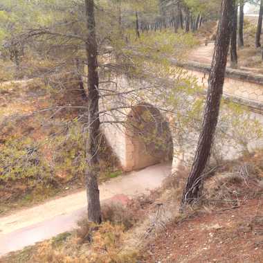 One of many tunnel portals on Alcoy Greenway.