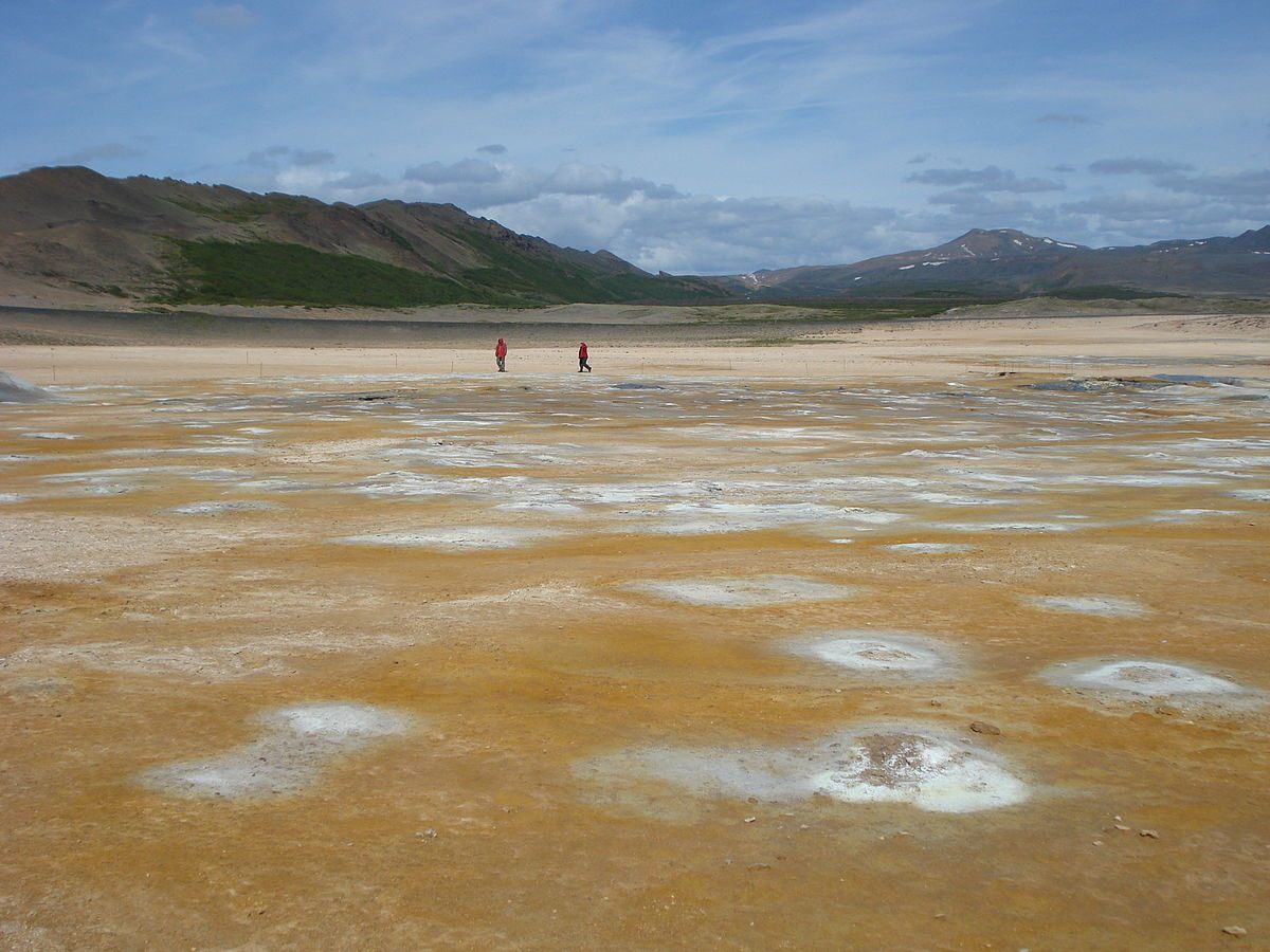 Central Krafla volcano