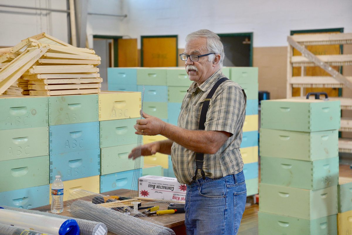 Mark Lilly is head beekeeper of the nonprofit Appalachian Beekeeping Collective.