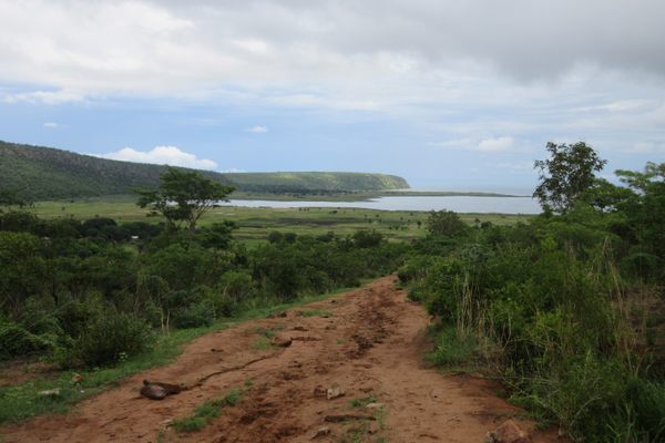 The Stevenson Road at its western terminus at Kituta Bay on Lake Tanganyika.