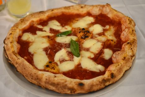The pizza here is as old-school as they come.