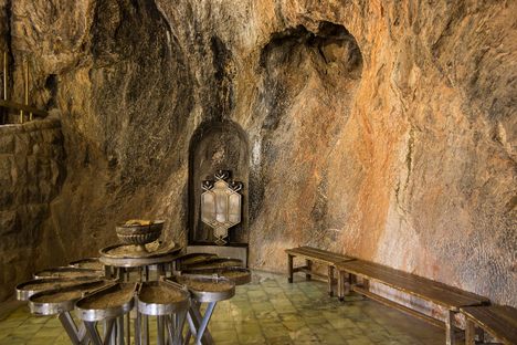 Spring inside the temple