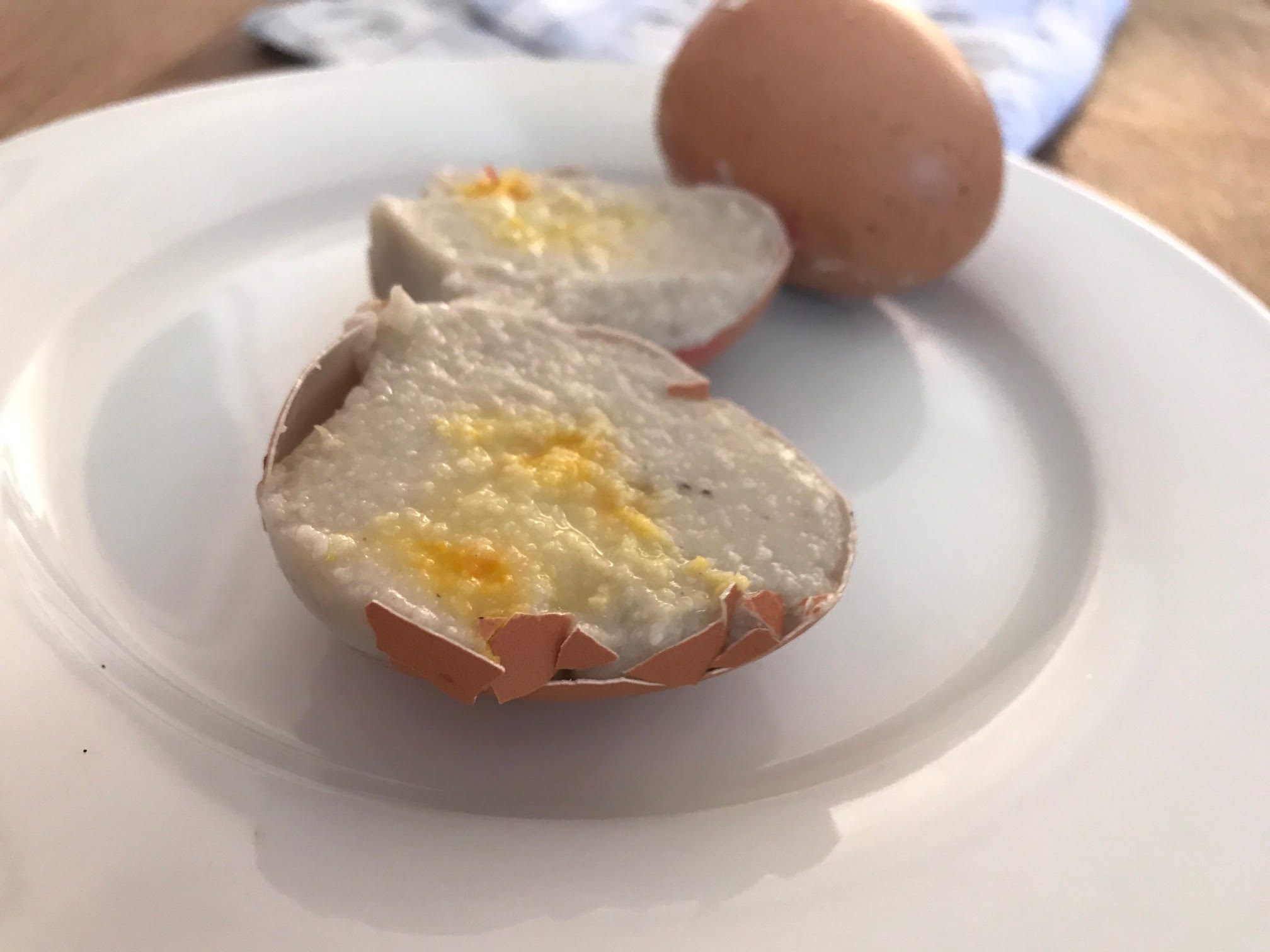 A mock egg. 