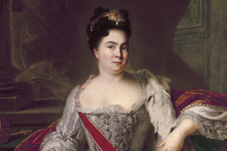 A 1716 portrait of Catherine I by French painter Jean-Marc Nattier.