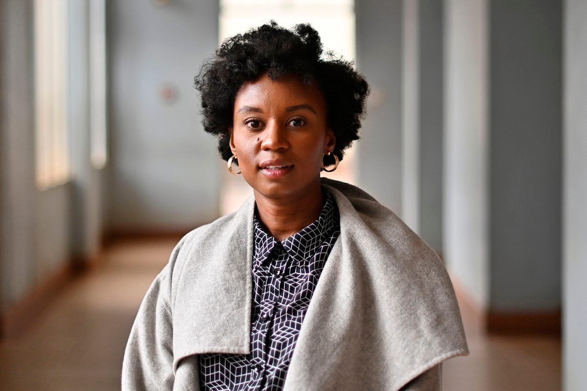 Director Wanuri Kahiu, at the High Court in Nairobi in 2019, where she filed suit against the Kenya Films Classification Board for banning her film.