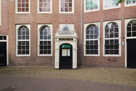 Entrance to the hidden chapel. 