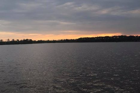 Pamlico River at Sunset.