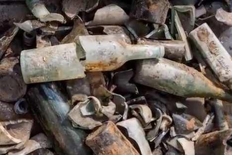 Found, in Israel: Lots of Liquor Bottles That Belonged to British WWI Soldiers