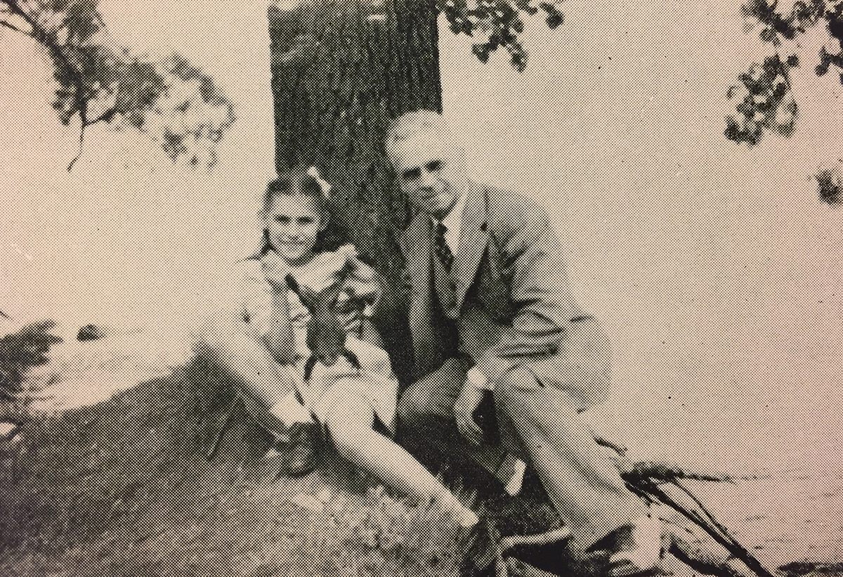 Bonnie Broel with her father, Albert.