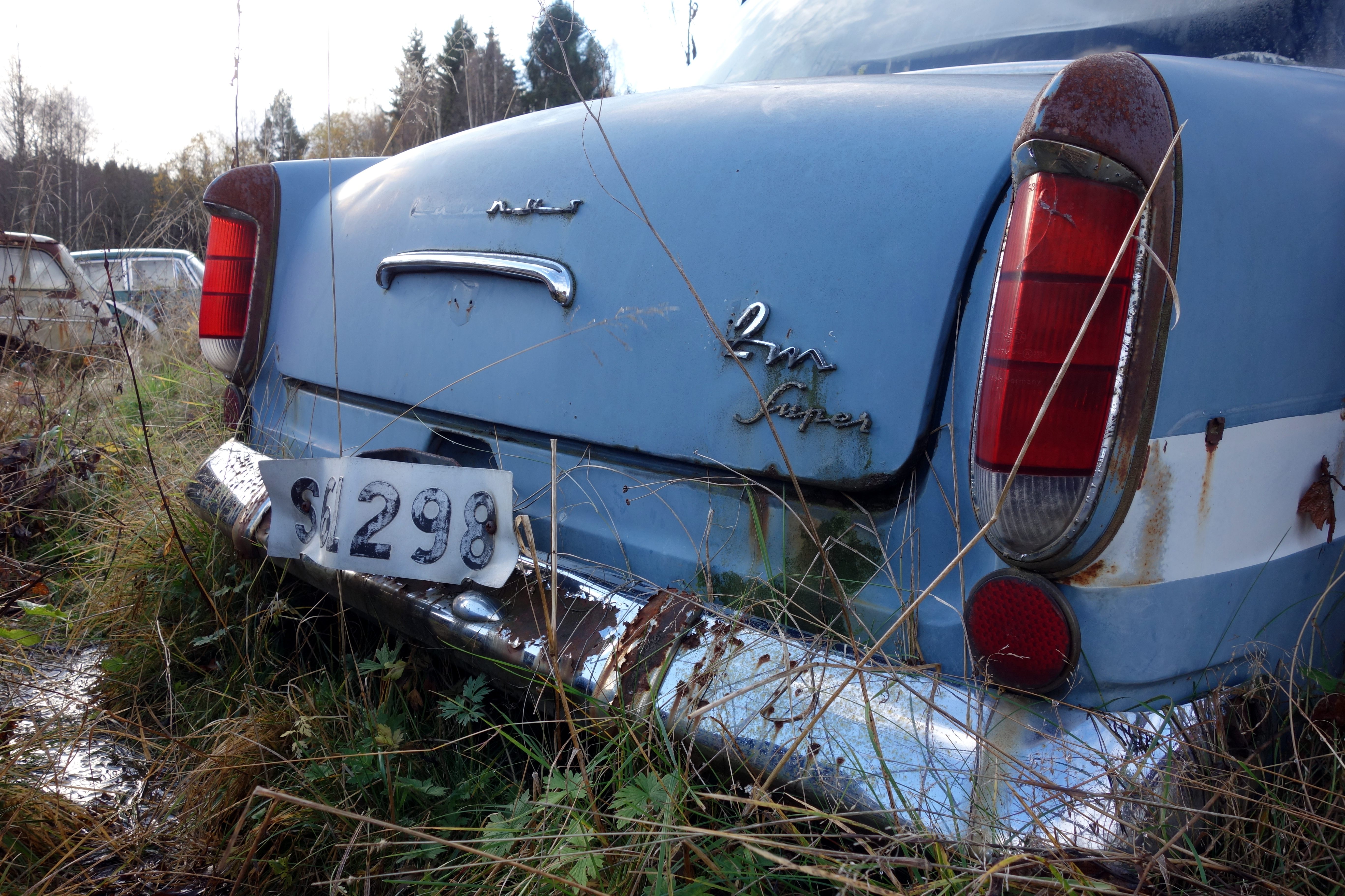 An unusually well preserved car.