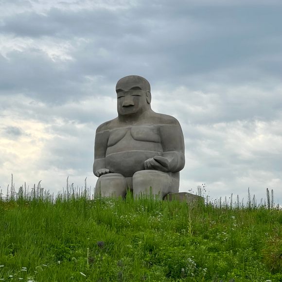 #39 Sitting Man #39 Iowa City Iowa Atlas Obscura