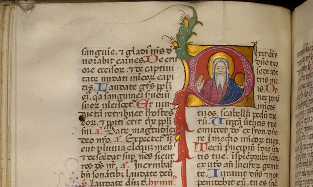 A 15th-century breviary, made in Lombardy, France.