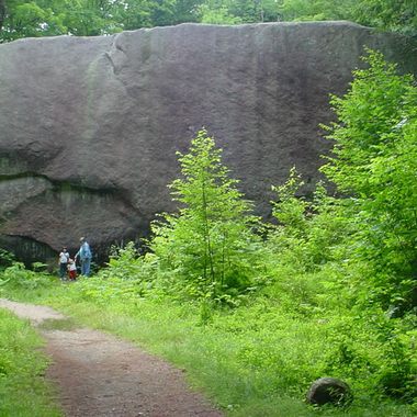 Madison Boulder Natural Area in Madison, New Hampshire, USA