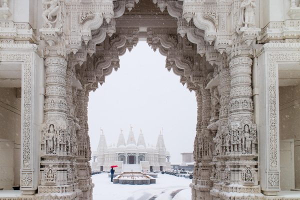 BAPS Shri Swaminarayan Sanstha Mandir.