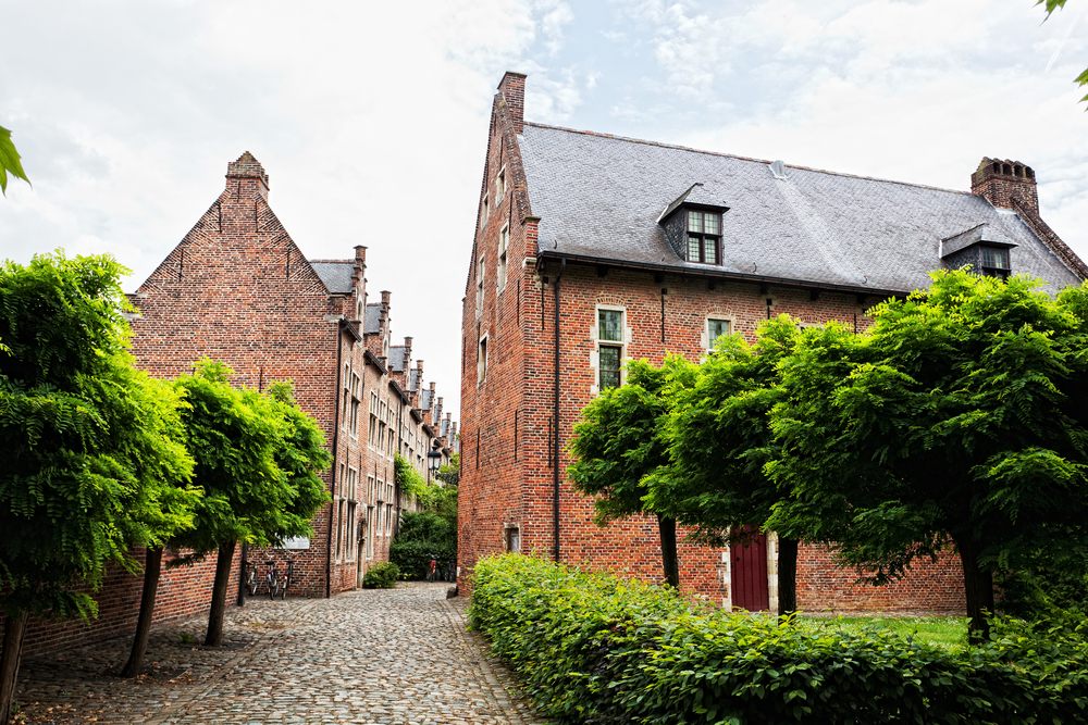 The beguinage in Leuven, Belgium.