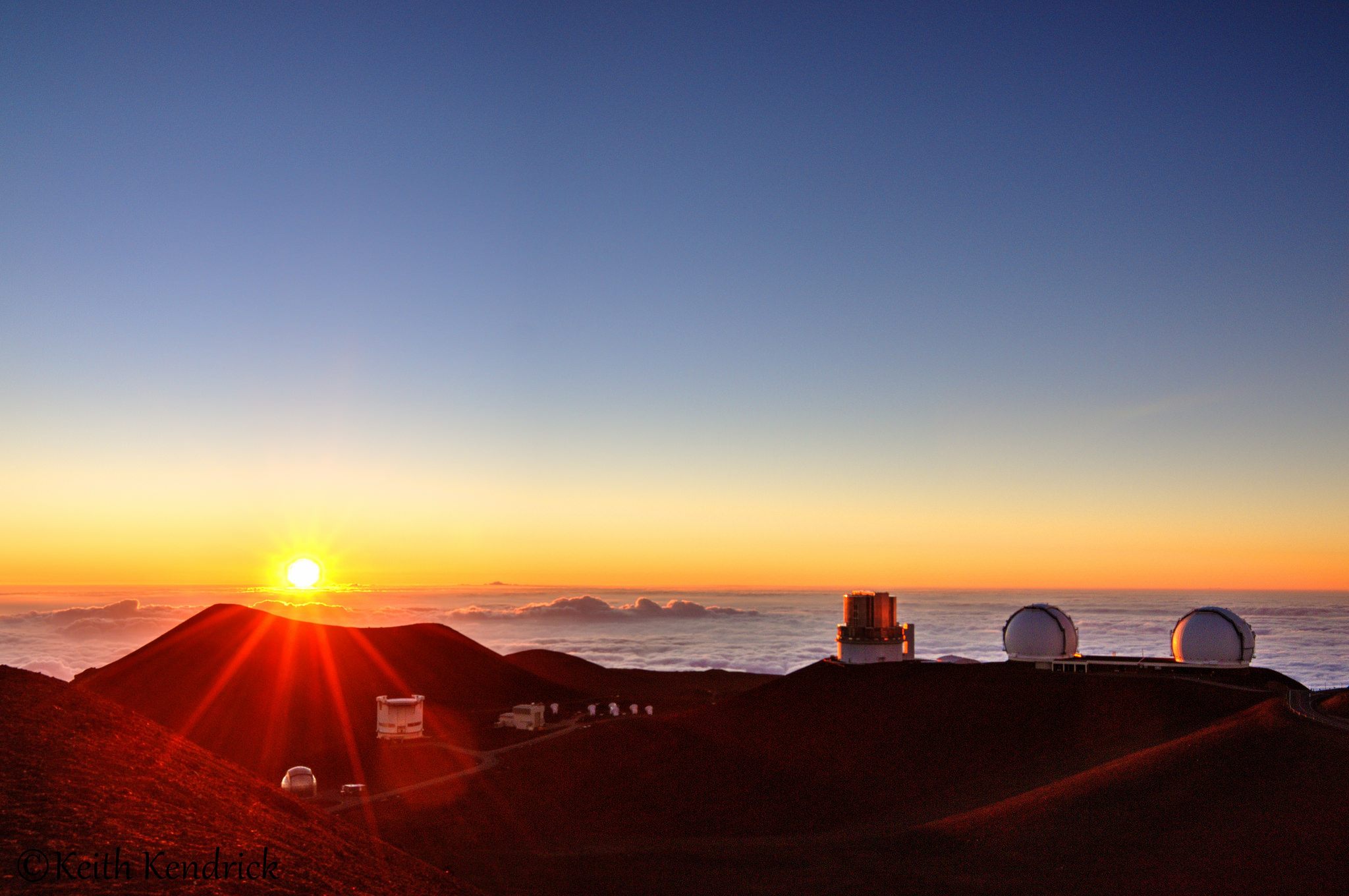 Sunset on Mauna Kea.