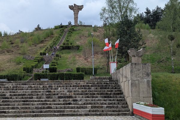 Monument to the Victory at Cedynia on top of Czcibor Mountain