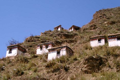 Labrang Meditation Huts.