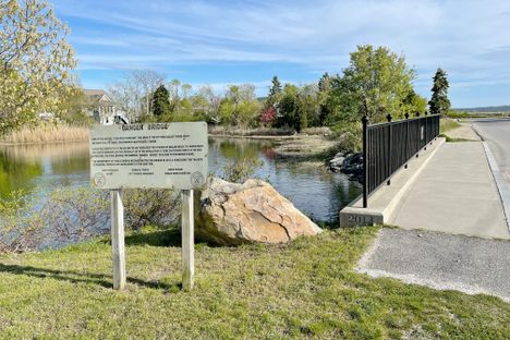 Danger Bridge sign