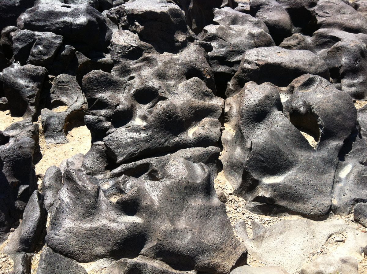 FARK.com: (13458742) Photoshop these basaltic rocks