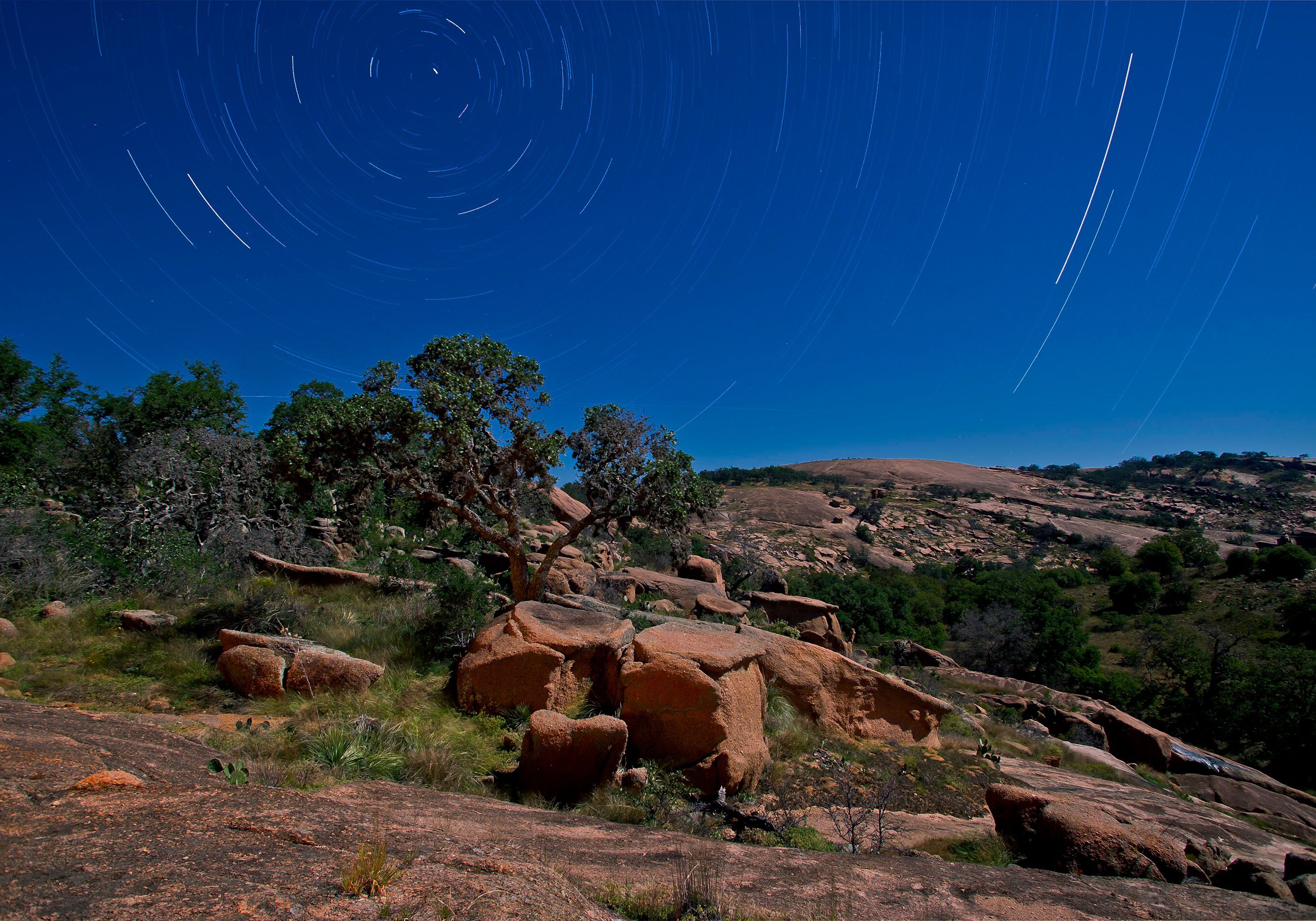 Enchanted Rock is the area’s most popular Dark Sky spot. 