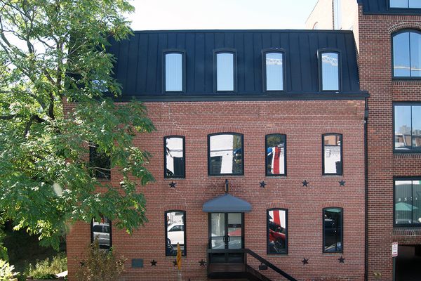 Front of the old Tabulating Machine Co. building on 31st Street.