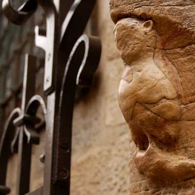 The owl figure is found on north side of of Notre Dame de Dijon