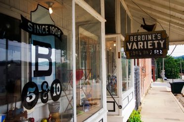 Berdine’s Five and Dime opened in 1908 in downtown Harrisville, West Virginia.