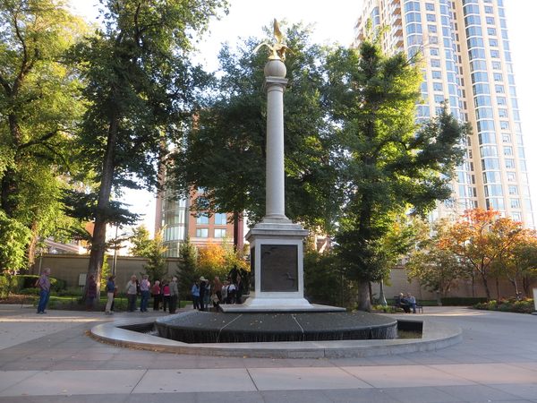 Seagull Monument in Salt Lake City, Utah