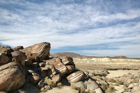 Rocks in Surrounding Landscape