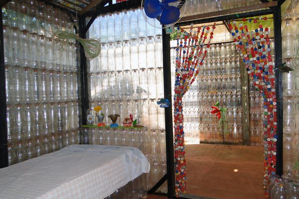 The Ecological Bottle House.